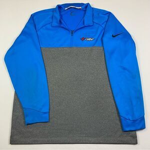 Caliber Powersports Nike Golf Sweatshirt Men’s XL 1/4 Zip‎ Embroidered Swoosh